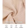 imageCHICME Women Shirt Dress 2025 Long Sleeve Button Down Blouses Side Drawstring Mini DressesApricot