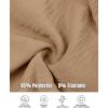 imageCHICME Women Shirt Dress 2025 Long Sleeve Button Down Blouses Side Drawstring Mini DressesBrown