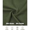 imageCHICME Womens Fall Long Sleeve Square Neck 2025 T Shirts with Builtin Shelf Bra Ribbed Knit Slim Fit Casual Basic TopsArmy Green