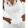 imageCHICME Womens Slim Fit Tank Tops Casual Wear Lace Trimmed Sleeveless Shirt Stretchy Camisoles TShirtWhite