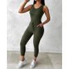 imageChicMe Womens 3 Piece Outfits Casual Tops and Pants Lounge Sets Tracksuits Cozy PajamasGreen