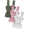O-3pcs green+pink+white