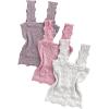 Q-3pcs pink+purple+white