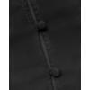 imageCHICME Womens V Neck Ruffle Blouses Button Down SemiSheer Dressy Casual Top Fashion Long Sleeve Fall Chiffon ShirtBlack