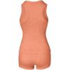 imageCHICME Womens Pajama Sets Casual Sleeveless Tank Top and Shorts Ribbed Knit 2 Piece Lounge SetOrange