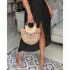 imageCHICME Womens Strapless Maxi Bodycon Dresses Wrap Asymmetrical Beach Maxi Long Dress Beach Sunset DressBlack