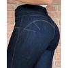 imageCHICME Womens High Waisted Butt Lifting Jeans Button Front Strechy Skinny Leggings Casual Slim Fit Denim PantsAdark Blue