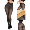 imageChic Me 2Pack Magic Fleece Lined Leggings 2025 Thermal Pantyhose High Waist Leggings TightsBlackblack