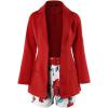 imageCHICME Womens 2 Piece Blazer Set Open Front Blazer Coat with Floral Print Shorts Summer Suits Set 2025 Without BeltZred