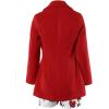imageCHICME Womens 2 Piece Blazer Set Open Front Blazer Coat with Floral Print Shorts Summer Suits Set 2025 Without BeltZred