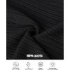 imageChic Me Womens Knit Sweaters Long Sleeve Pullover Rhinestone Decor Criss Cross Knit SweaterBlack