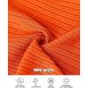 imageChic Me Womens Knit Sweaters Long Sleeve Pullover Rhinestone Decor Criss Cross Knit SweaterOrange