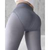 imageCHICME Womens High Waist Butt Lifting Tights 2025 Transparent Thermal Pantyhose Leggings Fleece Lined PantsGrey