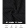 imageWomen Lace Trim V Neck Long Sleeve Knit Top HollowOut Slim Fit TShirts Ribbed Cross Wrap TopAblack