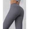 imageCHICME Fleece Lined Leggings Women 2025 Tummy Control Thermal Warm High Waisted Winter Yoga Pants with PocketsGray
