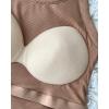 image:imageCHICME 2 Piece Built in Bra Tank Tops for Women Ribbed Tank Top Fitness Racerback Workout TopsCoffee khaki