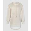 image:imageCHICME Womens Oversized Long Hoodie Dress Fall Outfits Comfrt Pullover Sweatshirt Winter ClothingApricot