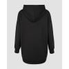 image:imageCHICME Womens Oversized Long Hoodie Dress Fall Outfits Comfrt Pullover Sweatshirt Winter ClothingBlack