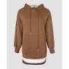 image:imageCHICME Womens Oversized Long Hoodie Dress Fall Outfits Comfrt Pullover Sweatshirt Winter ClothingBrown