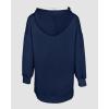 image:imageCHICME Womens Oversized Long Hoodie Dress Fall Outfits Comfrt Pullover Sweatshirt Winter ClothingPurplish Blue