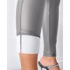 image:imageCHICME Womens Stretch Faux Leather Pants High Waist Curved Fleece Lined Tights Pants PU Leather LeggingsDark Grey