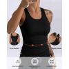 image:imageCHICME Womens Seamless Shapewear Camisole Tummy Control Tank Top for Women Slimming Body Shaper VestBblack