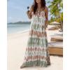 image:imageCHICME Womens Sleeveless Nightgown Soft Comfy Long Nightgown Pajama Lounge Dress with PocketsLight Green