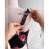 image:imageCHICME Summer Dresses for Women 2026 Sleeveless Casual Boho Maxi Dress Square Neck Cut Out Floral A Line DressBfloral Black