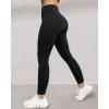 image:imageCHICME Fleece Lined Leggings Women Tummy Control Thermal Warm High Waisted Winter Yoga Pants with PocketsAblackwith Pocket