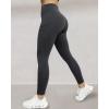 image:imageCHICME Fleece Lined Leggings Women Tummy Control Thermal Warm High Waisted Winter Yoga Pants with PocketsDark Greywith Pocket