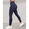 image:imageCHICME Fleece Lined Leggings Women Tummy Control Thermal Warm High Waisted Winter Yoga Pants with PocketsPurplish Bluewith Pocket