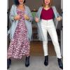 image:imageCHICME Solid Poncho Shawl Wraps Knitted Poncho Cardigan Warm Long Sleeve Cozy Versatile Fringe Sweater CardiganGray
