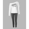 image:imageCHICME Women Tracksuit Fall 2 piece Outfits Off The Shoulder Long Sleeve Tops and Pants Set Travel OutfitsGray