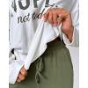 image:imageCHICME Women Tracksuit Fall 2 piece Outfits Off The Shoulder Long Sleeve Tops and Pants Set Travel OutfitsGreen