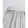 image:imageCHICME Womens 2 Piece Lounge Set U Neck Ribbed Knit Tank Top Pj Loungewear Casual Wide Leg Pants Comfy Matching SetsGrey