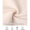 image:imageCHICME Womens Long Sleeve Zipper Slit Oversized Sweatshirt Casual Pullover Zipper Hoodies Fall ClothesApricot