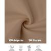 image:imageCHICME Womens Long Sleeve Zipper Slit Oversized Sweatshirt Casual Pullover Zipper Hoodies Fall ClothesBrown
