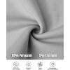 image:imageCHICME Womens Long Sleeve Zipper Slit Oversized Sweatshirt Casual Pullover Zipper Hoodies Fall ClothesGray