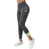 image:imageCHICME Fleece Lined Leggings Women Tummy Control Thermal Warm High Waisted Winter Yoga Pants with PocketsDark Greywith Pocket