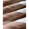 image:imageCHICME Womens Striped Halter Bodycon Mini Dress Gold Button Knit Sleeveless Sundress for Summer Vacation Cruise Beach ClubKhaki